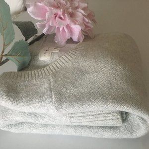 LOU & GREY Womens Gray Grey SOFT Tunic Sweater Large bell sleeves